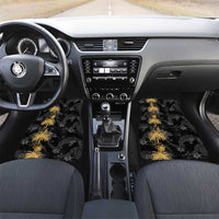 Hawaiian Honu And Surfboards Car Mats Gold Style - Polynesian Pride
