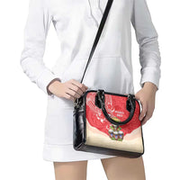 Puerto Rico Shoulder Handbag Coqui Frog With Polynesian Pattern - Polynesian Pride