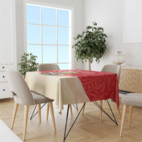 Puerto Rico Tablecloth Coqui Frog With Polynesian Pattern - Polynesian Pride