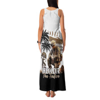 Hawaii Veterans Day Family Matching Tank Maxi Dress and Hawaiian Shirt Honor The Fallen Flag Grunge Style LT05 - Polynesian Pride