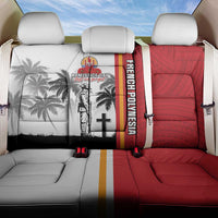 French Polynesia Armistice Day Back Car Seat Cover Lest We Forget Flag Style