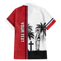 Wallis and Futuna Armistice Day Family Matching Mermaid Dress and Hawaiian Shirt Lest We Forget Flag Style LT05 - Polynesian Pride