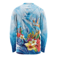 Polynesia Humpback Whale Long Sleeve Shirt Ocean Style