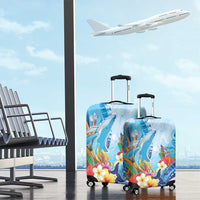 Polynesia Humpback Whale Luggage Cover Ocean Style