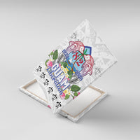 Guam Chamorro Liberation Day Canvas Wall Art 82nd Anniversary LT05 With Frame White - Polynesian Pride
