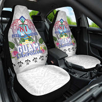 Guam Chamorro Liberation Day Car Seat Cover 82nd Anniversary LT05 One Size White - Polynesian Pride