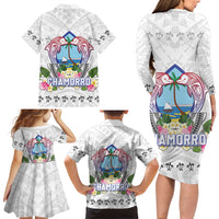 Guam Chamorro Liberation Day Family Matching Long Sleeve Bodycon Dress and Hawaiian Shirt 82nd Anniversary LT05 - Polynesian Pride