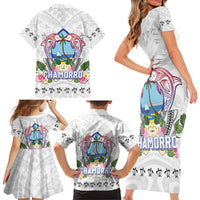 Guam Chamorro Liberation Day Family Matching Short Sleeve Bodycon Dress and Hawaiian Shirt 82nd Anniversary LT05 - Polynesian Pride