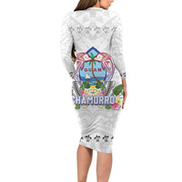 Guam Chamorro Liberation Day Long Sleeve Bodycon Dress 82nd Anniversary LT05 - Polynesian Pride