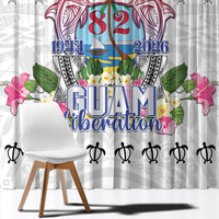 Guam Chamorro Liberation Day Window Curtain 82nd Anniversary LT05 - Polynesian Pride