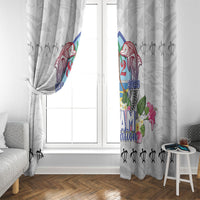 Guam Chamorro Liberation Day Window Curtain 82nd Anniversary LT05 - Polynesian Pride