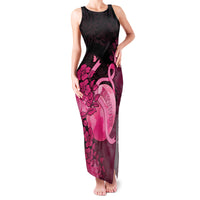 Personalised Cancer Fighter Family Matching Tank Maxi Dress and Hawaiian Shirt I Beat Cancer