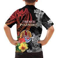 French Polynesia Bastille Day Family Matching Tank Maxi Dress and Hawaiian Shirt Tropical Turtle Hibiscus Polynesian Pattern LT05 - Polynesian Pride