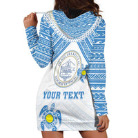 Personalised Palau Constitution Day Hoodie Dress Polynesian Turtle LT05 - Polynesian Pride
