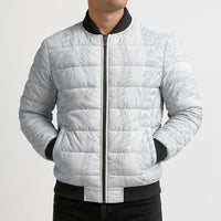 Samoa Lotu Tamaiti Bomber Puffer Jacket Teuila With Tribal Motifs LT05 - Polynesian Pride
