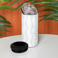 Samoa Lotu Tamaiti 4 in 1 Can Cooler Tumbler Teuila With Tribal Motifs LT05 - Polynesian Pride