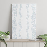 Samoa Lotu Tamaiti Canvas Wall Art Teuila With Tribal Motifs LT05 - Polynesian Pride