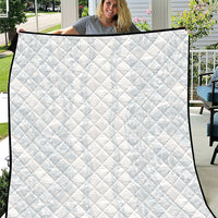 Samoa Lotu Tamaiti Quilt Teuila With Tribal Motifs LT05 White - Polynesian Pride