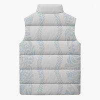 Samoa Lotu Tamaiti Sleeveless Puffer Jacket Teuila With Tribal Motifs LT05 - Polynesian Pride