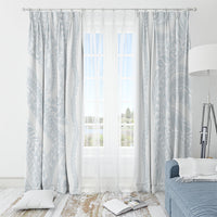 Samoa Lotu Tamaiti Window Curtain Teuila With Tribal Motifs LT05 - Polynesian Pride