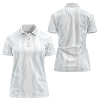 Samoa Lotu Tamaiti Women Polo Shirt Teuila With Tribal Motifs LT05 - Polynesian Pride