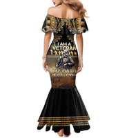 Polynesia Veterans Day Family Matching Mermaid Dress and Hawaiian Shirt Thank You Veterans Polynesian Pattern