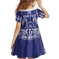 Personalised Queen Salote College Centenary Family Matching Long Sleeve Bodycon Dress and Hawaiian Shirt Tongan Kupesi Pattern LT05 - Polynesian Pride
