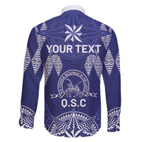 Personalised Queen Salote College Centenary Family Matching Mermaid Dress and Hawaiian Shirt Tongan Kupesi Pattern LT05 - Polynesian Pride
