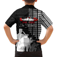 Pearl Harbor Remembrance Day Family Matching Off Shoulder Short Dress and Hawaiian Shirt USS Arizona In Memory With Polynesian Pattern LT05 - Polynesian Pride