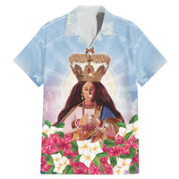 Guam Patroness Family Matching Mermaid Dress and Hawaiian Shirt The Legend Santa Marian Kamalen