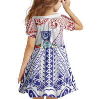 Happy Guam Santa Marian Kamalen Day Family Matching Off Shoulder Short Dress and Hawaiian Shirt LT05 - Polynesian Pride