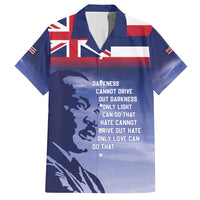 Hawaii MLK Day Family Matching Short Sleeve Bodycon Dress and Hawaiian Shirt