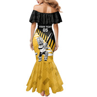 Custom New Zealand Wellington Cricket Family Matching Mermaid Dress and Hawaiian Shirt With Maori Pattern LT05 - Polynesian Pride