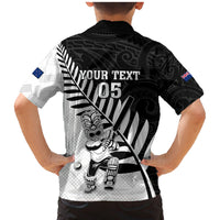 Custom New Zealand Cricket Family Matching Mermaid Dress and Hawaiian Shirt With Maori Pattern LT05 - Polynesian Pride