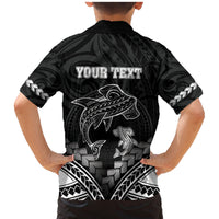 Personalised Happy Father's Day Family Matching Mermaid Dress and Hawaiian Shirt I Love You Dad Polynesian Style LT05 - Polynesian Pride