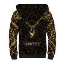 Personalized Polynesia Sherpa Hoodie With Christian Cross LT05 - Polynesian Pride