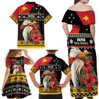 Papua New Guinea Christmas Family Matching Off Shoulder Maxi Dress and Hawaiian Shirt Bird Of Paradise Hamamas Krismas LT05 - Polynesian Pride