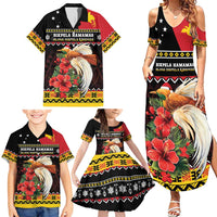 Papua New Guinea Christmas Family Matching Summer Maxi Dress and Hawaiian Shirt Bird Of Paradise Hamamas Krismas LT05 - Polynesian Pride
