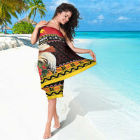 Papua New Guinea Christmas Sarong Bird Of Paradise Hamamas Krismas LT05 - Polynesian Pride