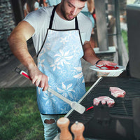 Tiare Tahiti Apron Blue Polynesia Motifs - Polynesian Pride