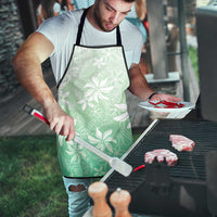 Tiare Tahiti Apron Matcha Polynesia Motifs - Polynesian Pride