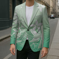 Tiare Tahiti Blazer Matcha Polynesia Motifs - Polynesian Pride