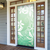 Tiare Tahiti Door Cover Matcha Polynesia Motifs LT05 - Polynesian Pride