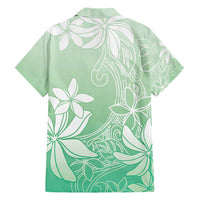 Tiare Tahiti Family Matching Short Sleeve Bodycon Dress and Hawaiian Shirt Matcha Polynesia Motifs LT05 - Polynesian Pride