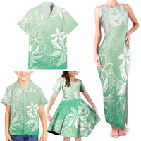 Tiare Tahiti Family Matching Tank Maxi Dress and Hawaiian Shirt Matcha Polynesia Motifs LT05 - Polynesian Pride