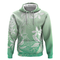 Tiare Tahiti Hoodie Matcha Polynesia Motifs - Polynesian Pride