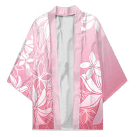 Tiare Tahiti Kimono Pink Polynesia Motifs LT05 Unisex Pink - Polynesian Pride