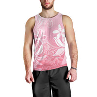 Tiare Tahiti Men Tank Top Pink Polynesia Motifs - Polynesian Pride
