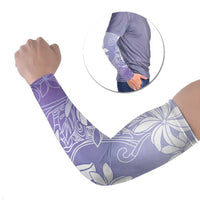 Tiare Tahiti Arm Sleeves Purple Polynesia Motifs LT05 Set of 2 Purple - Polynesian Pride