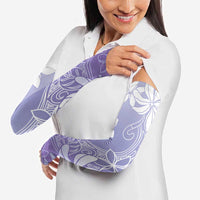 Tiare Tahiti Arm Sleeves Purple Polynesia Motifs LT05 - Polynesian Pride